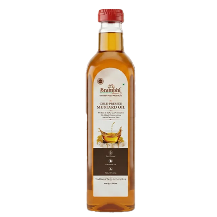 Cold Pressed Kacchi Ghani Mustard Oil (500 ml)
