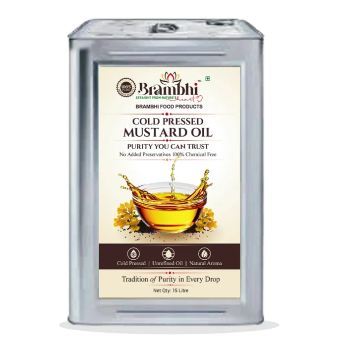 Mustard Oil Tin (15 Litre)